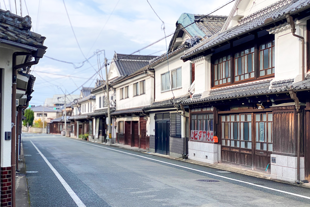 八女福島・白壁の町並み