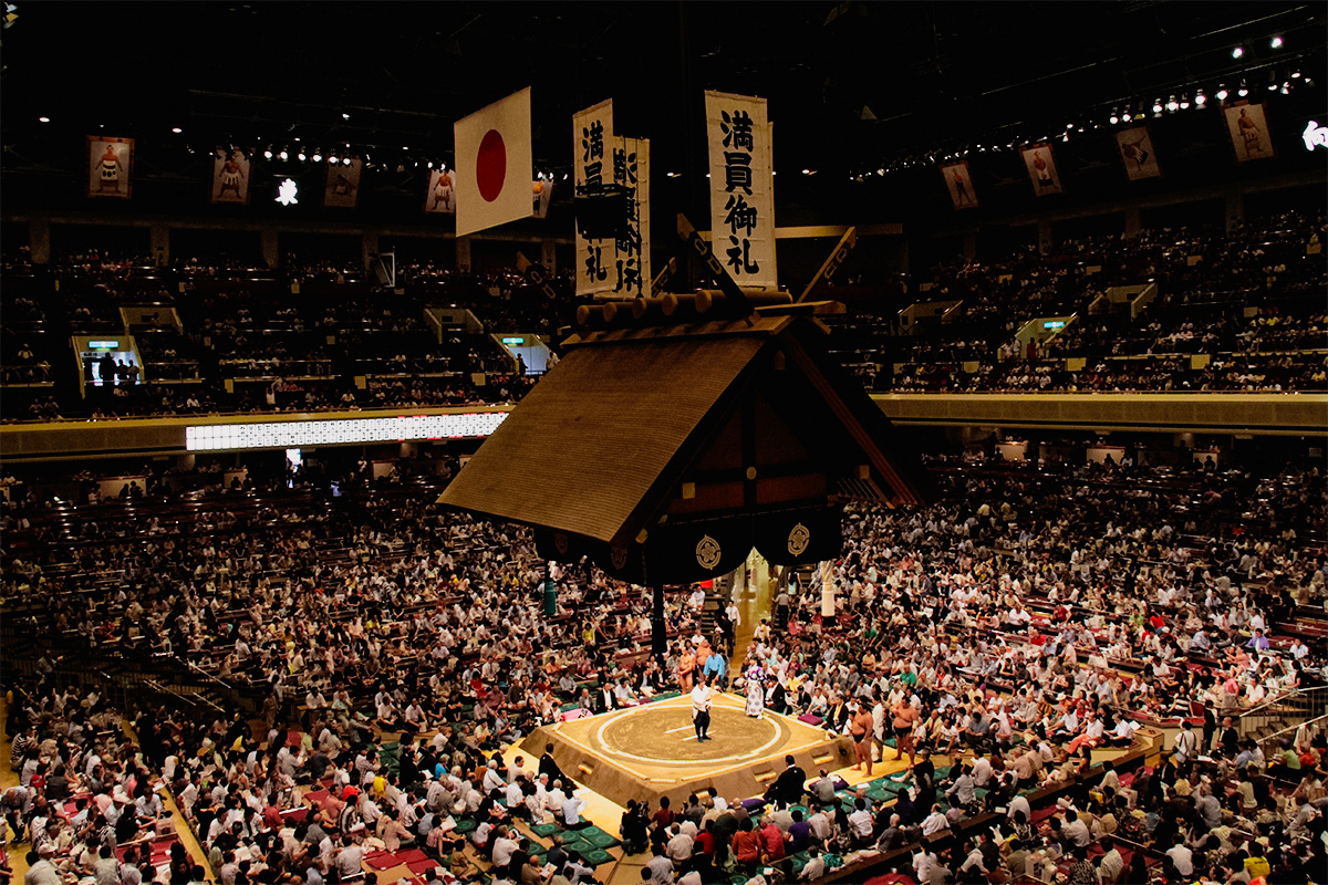 両国国技館土俵 ©(公財)日本相撲協会